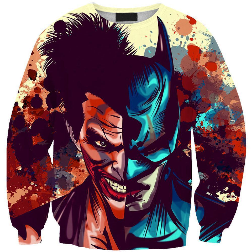Batman Joker 3D full over print Hoodie, Sweater, TShirt LK-004