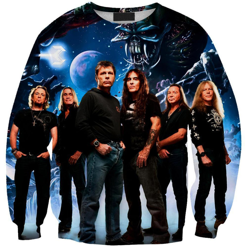 Iron Maiden 3D full over print Hoodie, Sweater, TShirt LK-011