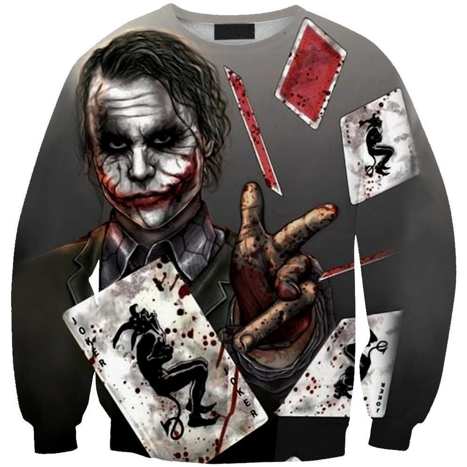 Joker 3D full over print Hoodie, Sweater, TShirt LK-013