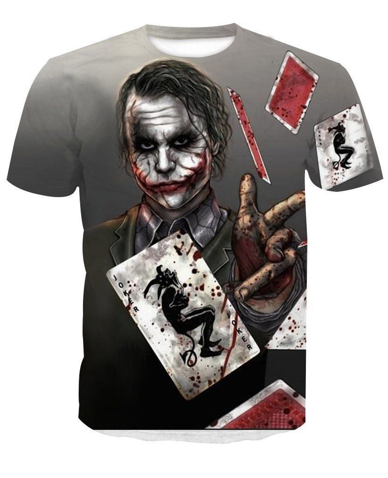 Joker 3D full over print Hoodie, Sweater, TShirt LK-013