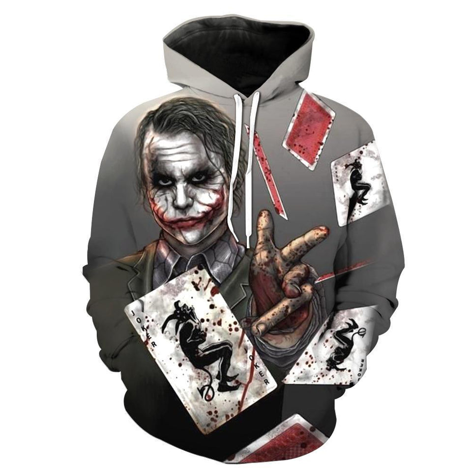 Joker 3D full over print Hoodie, Sweater, TShirt LK-013