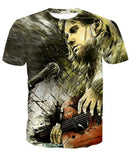 Kurt Cobain 3D full over print Hoodie, Sweater, TShirt LK-005