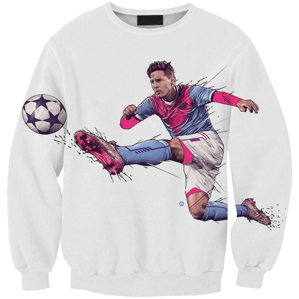 Messi 3D full over print Hoodie, Sweater, TShirt LK-020