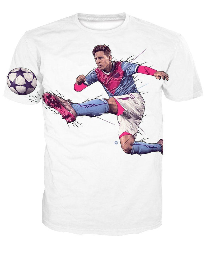 Messi 3D full over print Hoodie, Sweater, TShirt LK-020