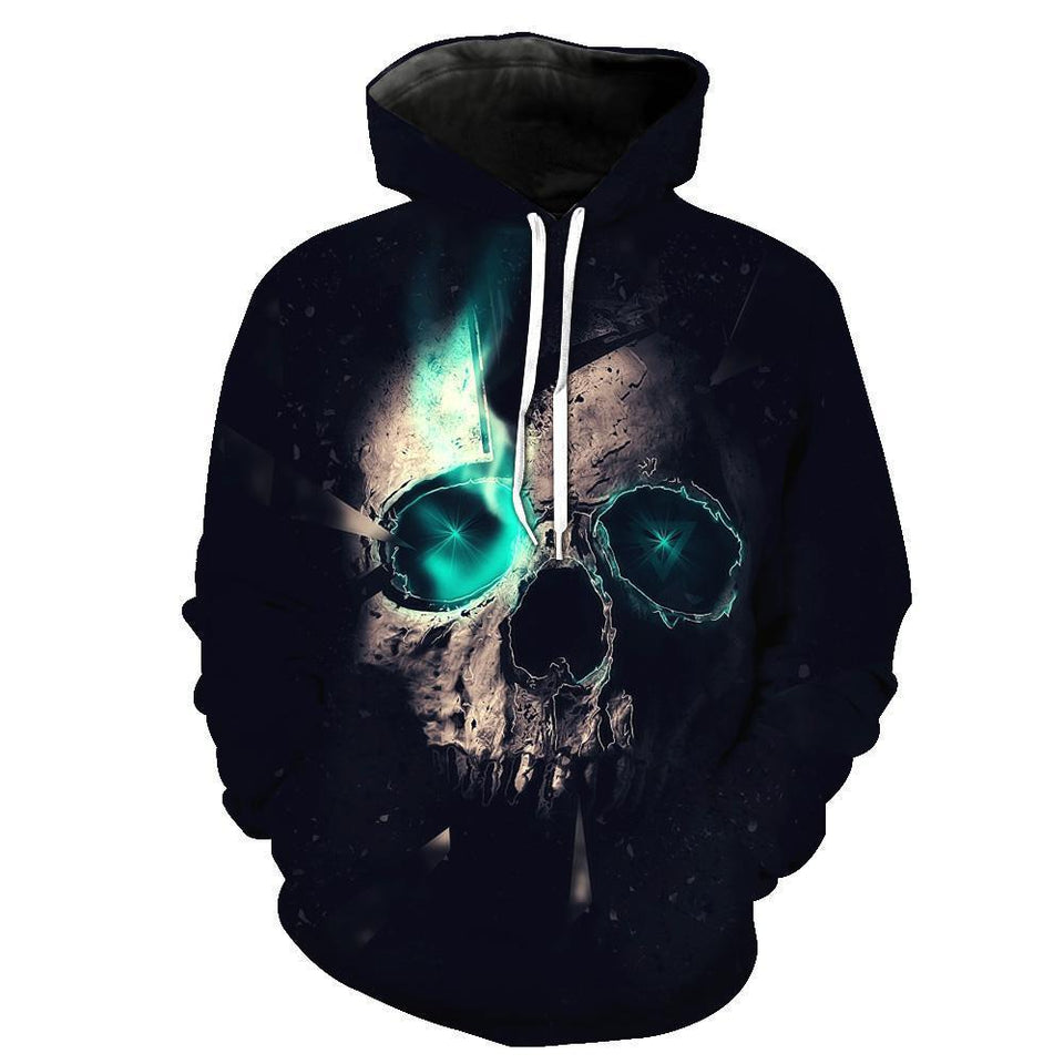 Skull 3D full over print Hoodie, Sweater, TShirt TS-062