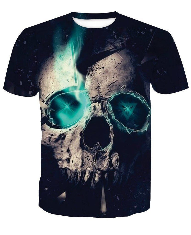 Skull 3D full over print Hoodie, Sweater, TShirt TS-062
