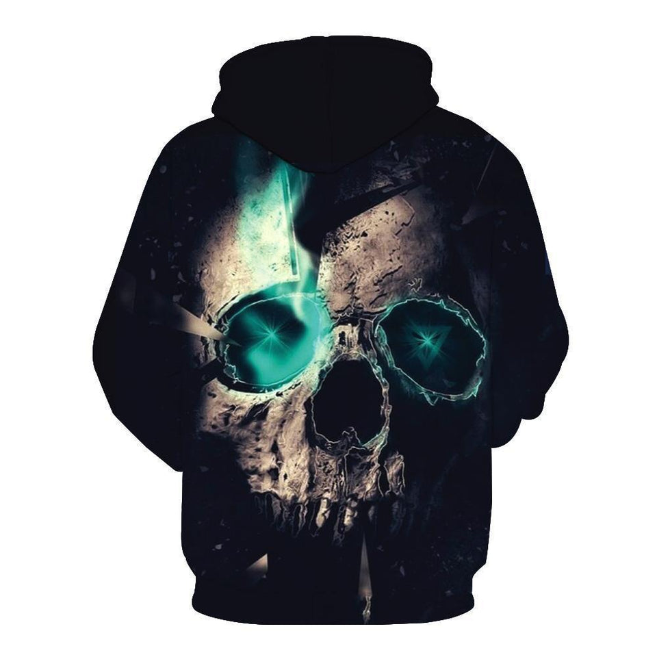 Skull 3D full over print Hoodie, Sweater, TShirt TS-062