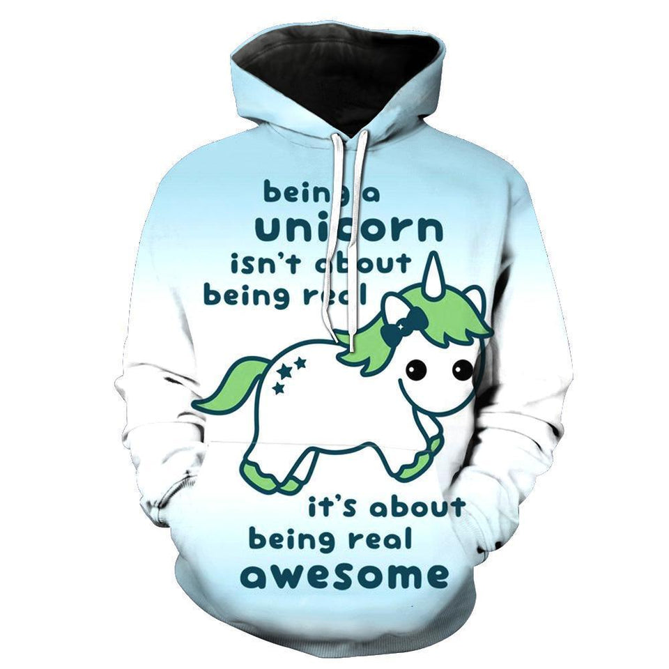 Unicorn 3D full over print Hoodie, Sweater, TShirt TS-060