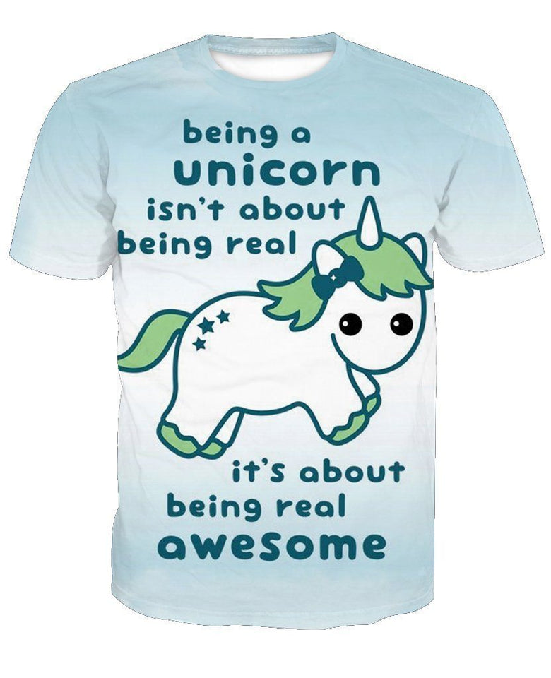 Unicorn 3D full over print Hoodie, Sweater, TShirt TS-060