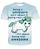 Unicorn 3D full over print Hoodie, Sweater, TShirt TS-060