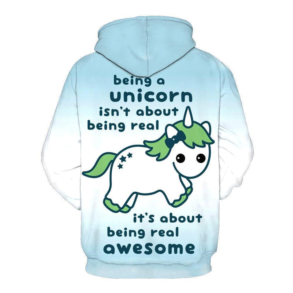 Unicorn 3D full over print Hoodie, Sweater, TShirt TS-060