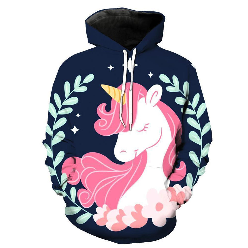 Unicorn 3D full over print Hoodie, Sweater, TShirt TS-061