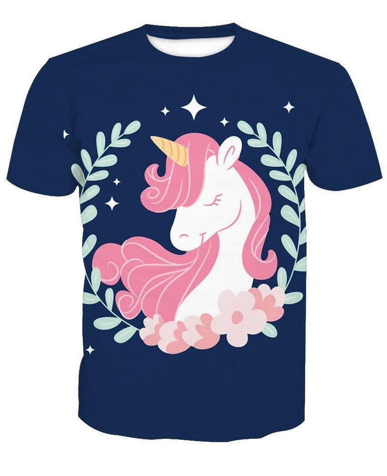 Unicorn 3D full over print Hoodie, Sweater, TShirt TS-061