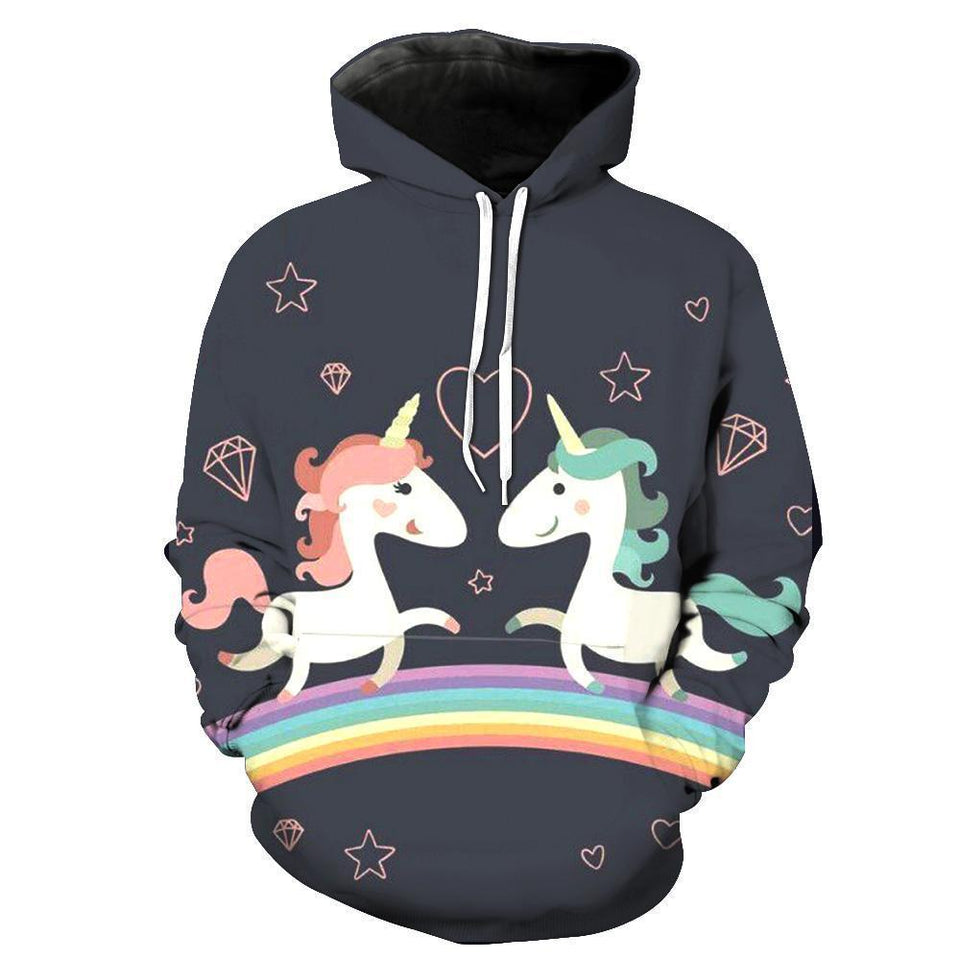Unicorn 3D full over print Hoodie, Sweater, TShirt TS-063