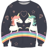 Unicorn 3D full over print Hoodie, Sweater, TShirt TS-063