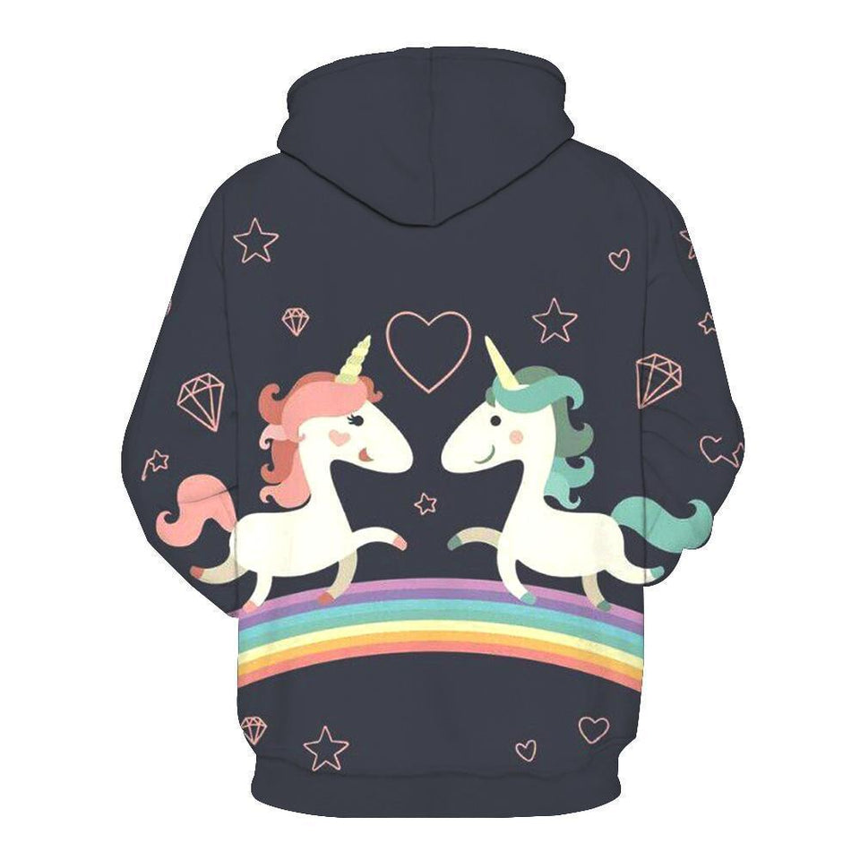 Unicorn 3D full over print Hoodie, Sweater, TShirt TS-063