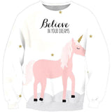 Unicorn 3D full over print Hoodie, Sweater, TShirt TS-065