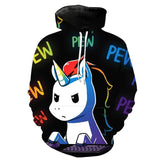 Unicorn 3D full over print Hoodie, Sweater, TShirt TS-066