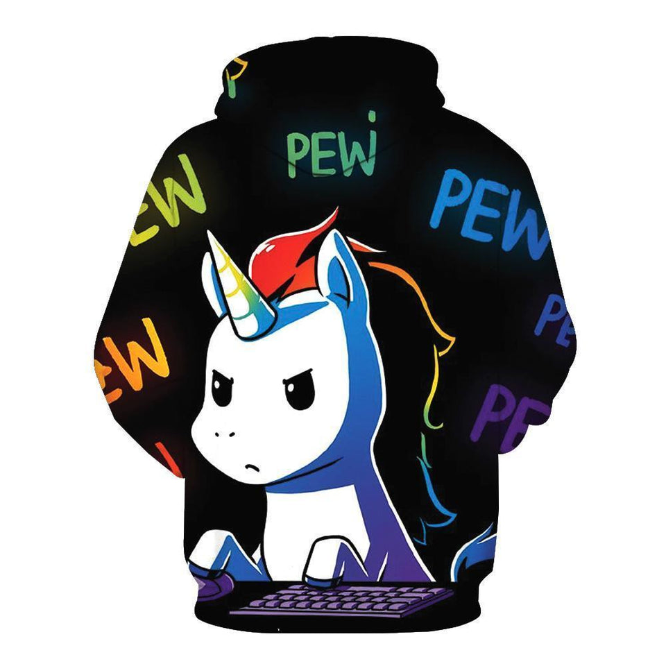 Unicorn 3D full over print Hoodie, Sweater, TShirt TS-066