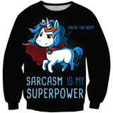 Unicorn 3D full over print Hoodie, Sweater, TShirt TS-070