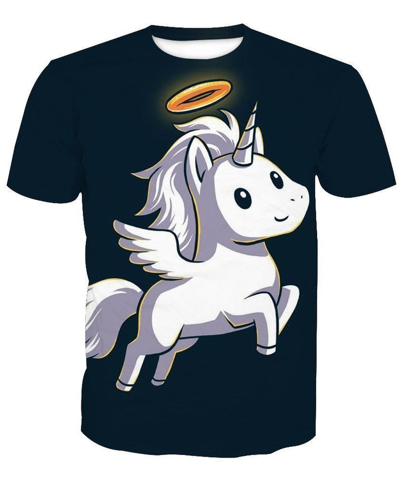 Unicorn 3D full over print Hoodie, Sweater, TShirt TS-071