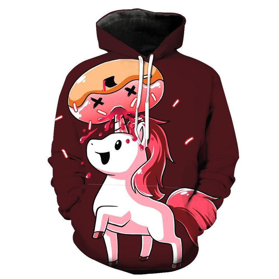 Unicorn 3D full over print Hoodie, Sweater, TShirt TS-072