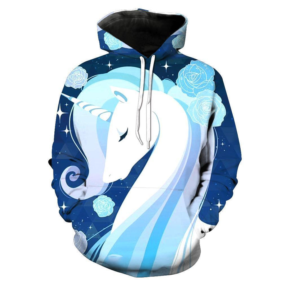 Unicorn 3D full over print Hoodie, Sweater, TShirt TS-056