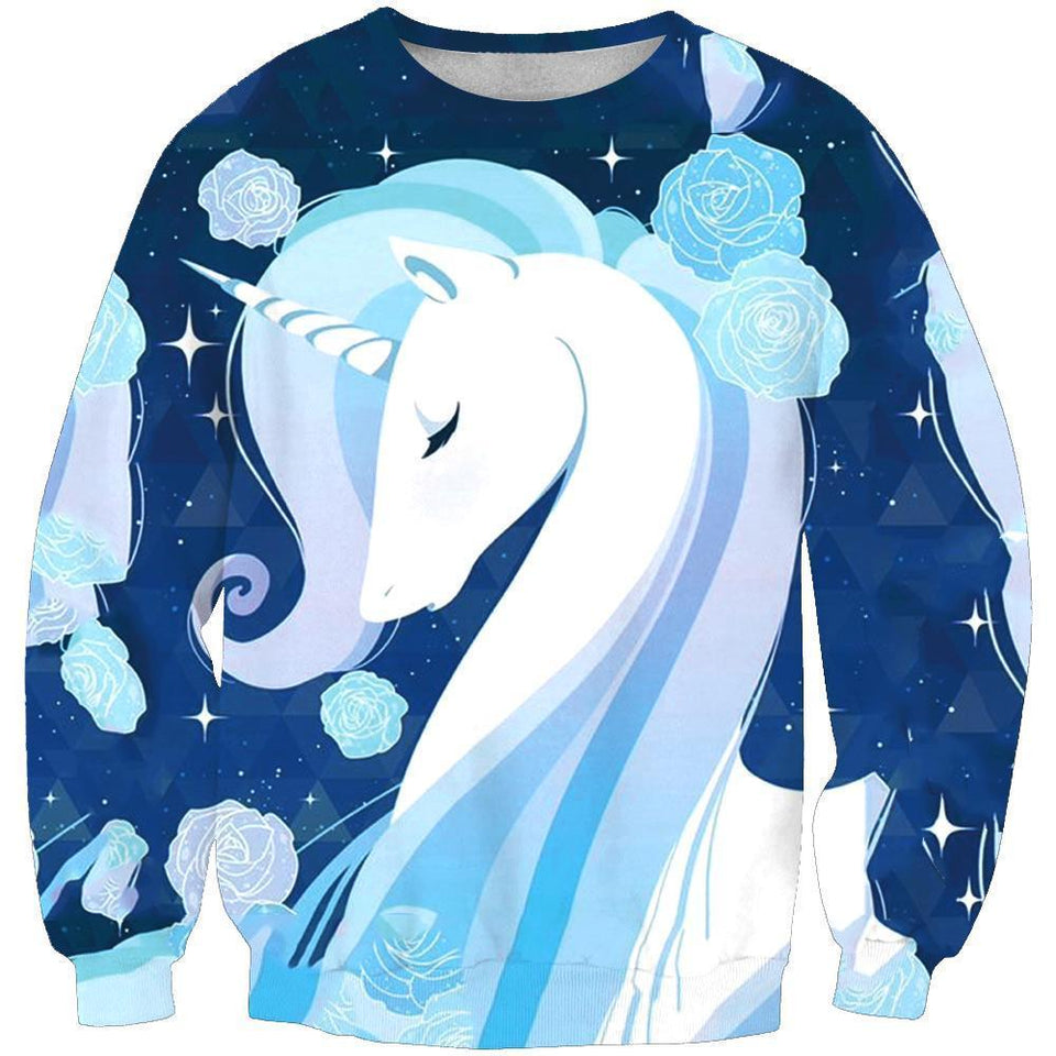 Unicorn 3D full over print Hoodie, Sweater, TShirt TS-056