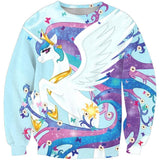 Unicorn 3D full over print Hoodie, Sweater, TShirt TS-057