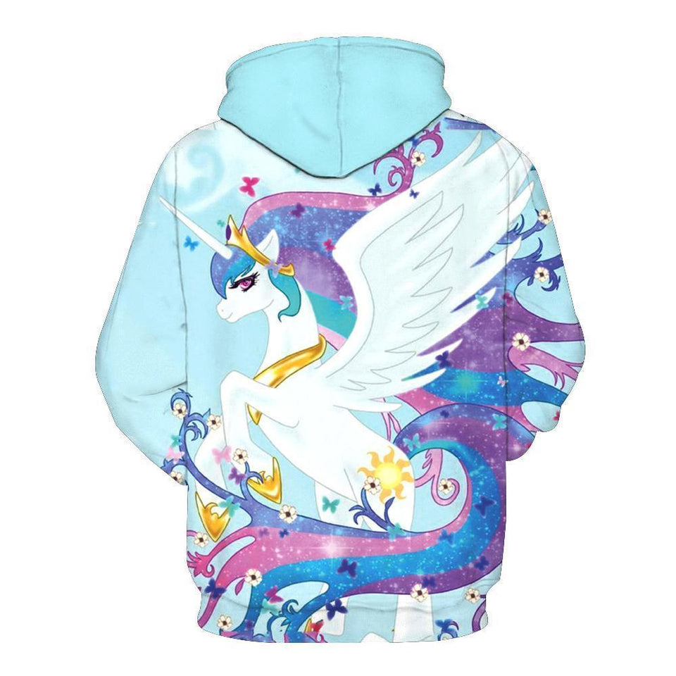 Unicorn 3D full over print Hoodie, Sweater, TShirt TS-057