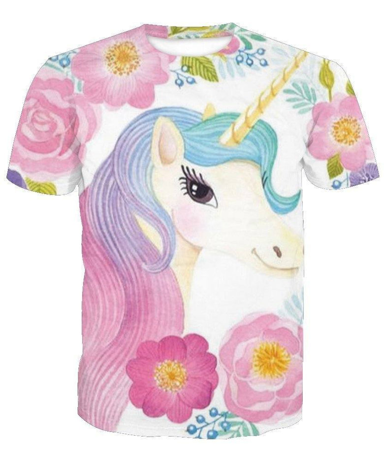 Unicorn 3D full over print Hoodie, Sweater, TShirt TS-058
