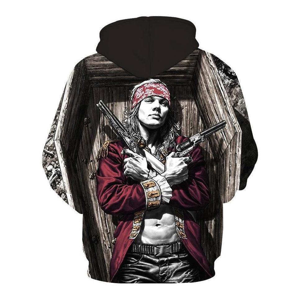 Guns N' Roses 3D full over print Hoodie, Sweater, TShirt LK-033