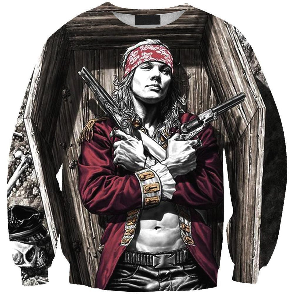 Guns N' Roses 3D full over print Hoodie, Sweater, TShirt LK-033