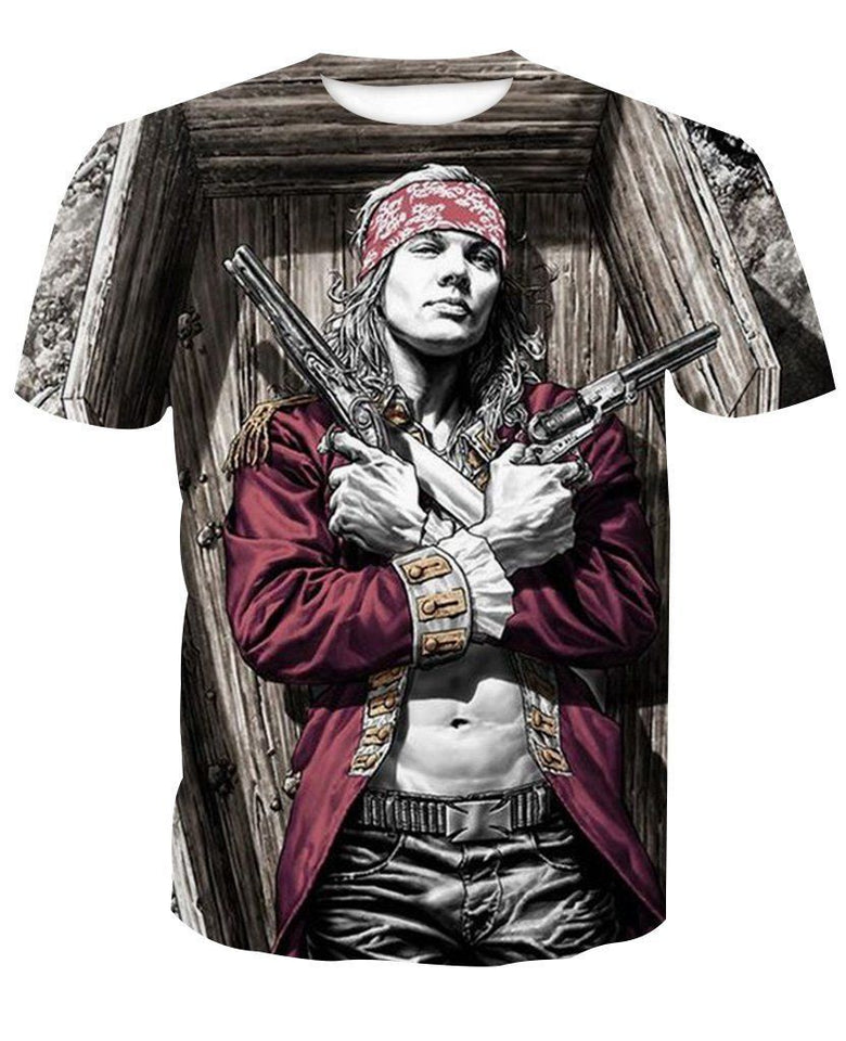 Guns N' Roses 3D full over print Hoodie, Sweater, TShirt LK-033