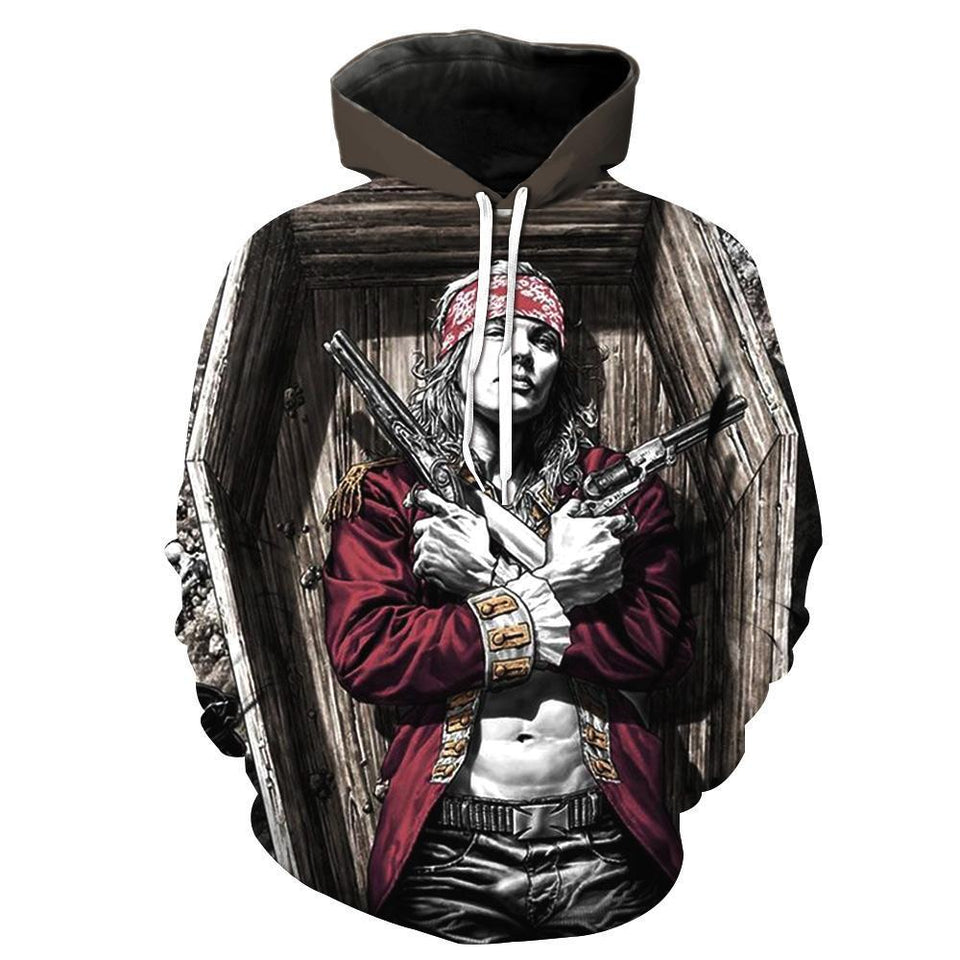 Guns N' Roses 3D full over print Hoodie, Sweater, TShirt LK-033