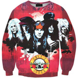 Guns N' Roses 3D full over print Hoodie, Sweater, TShirt LK-034