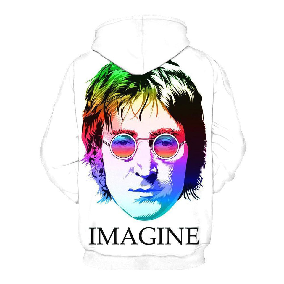 John Lennon 3D full over print Hoodie, Sweater, TShirt LK-038
