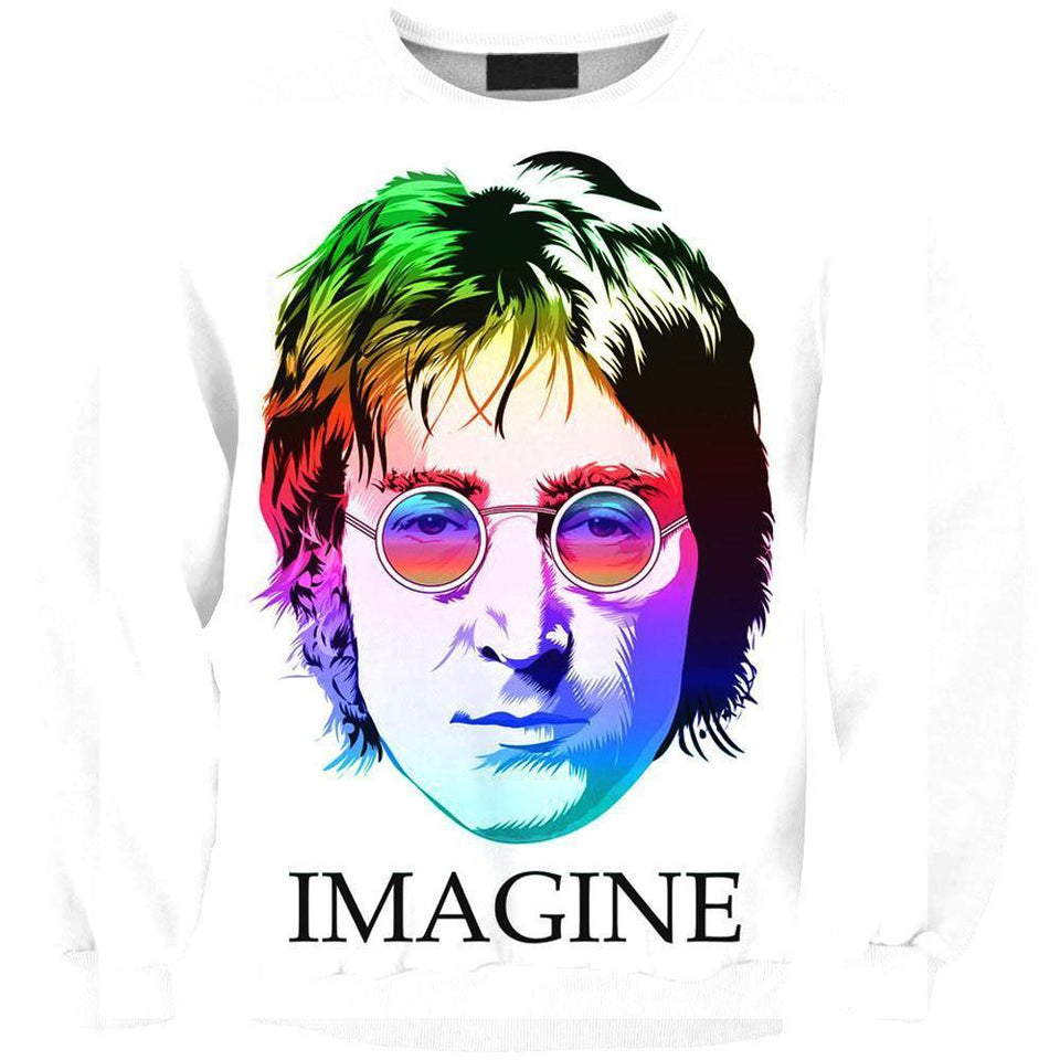 John Lennon 3D full over print Hoodie, Sweater, TShirt LK-038