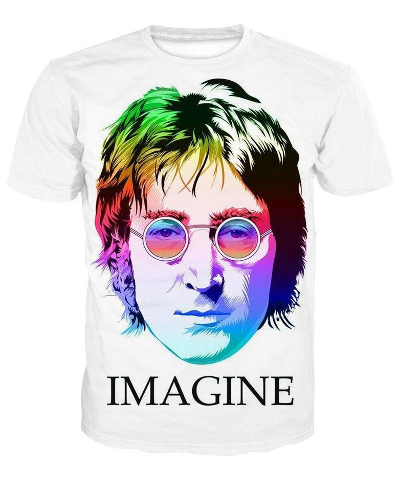 John Lennon 3D full over print Hoodie, Sweater, TShirt LK-038