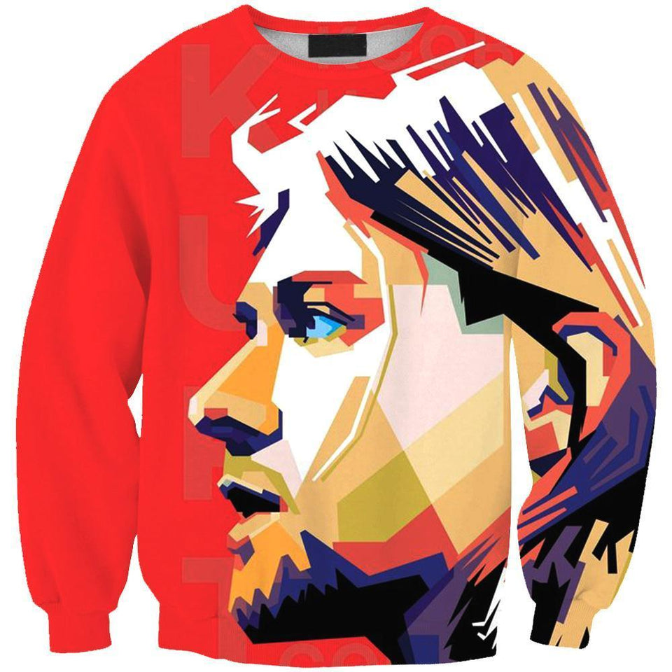 Kurt Cobain 3D full over print Hoodie, Sweater, TShirt LK-039
