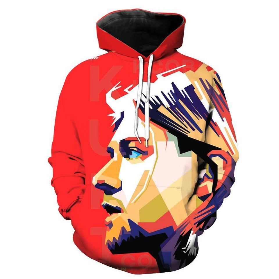 Kurt Cobain 3D full over print Hoodie, Sweater, TShirt LK-039