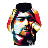 Kurt Cobain 3D full over print Hoodie, Sweater, TShirt LK-042