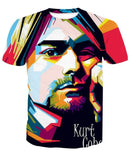 Kurt Cobain 3D full over print Hoodie, Sweater, TShirt LK-042