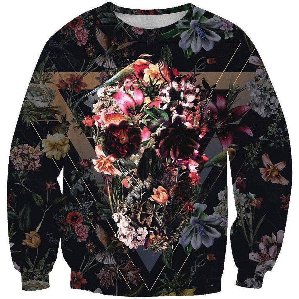 Skull-printed-tee-T-shirt-sweater-zip-hoodies-tank-top-for-men-women