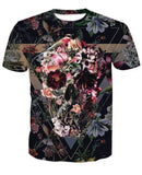 Skull-printed-tee-T-shirt-sweater-zip-hoodies-tank-top-for-men-women
