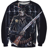 Skull-printed-tee-T-shirt-sweater-zip-hoodies-tank-top-for-men-women
