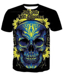 Skull-printed-tee-T-shirt-sweater-zip-hoodies-tank-top-for-men-women