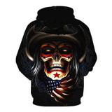 Skull-printed-tee-T-shirt-sweater-zip-hoodies-tank-top-for-men-women