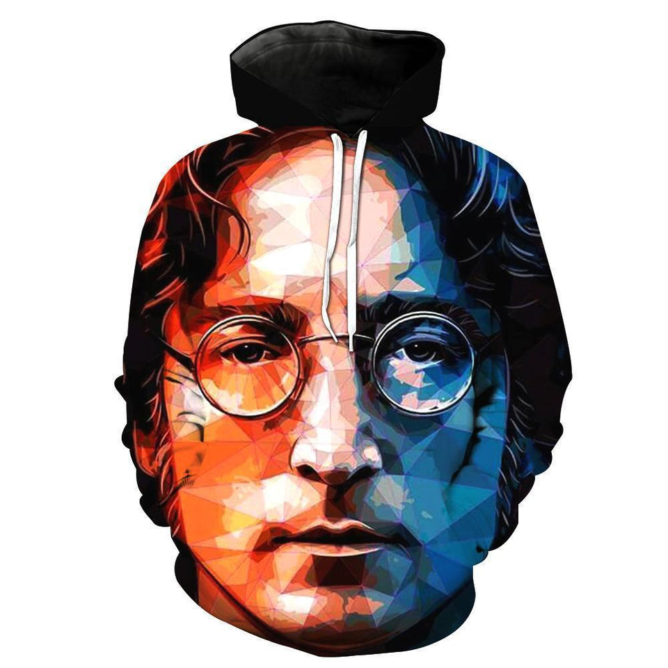 John Lennon 3D full over print Hoodie, Sweater, TShirt LK-037