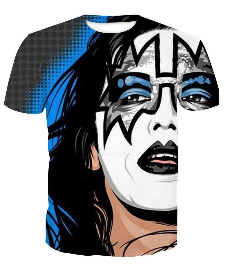 Kiss Band 3D full over print Hoodie, Sweater, TShirt LK-043
